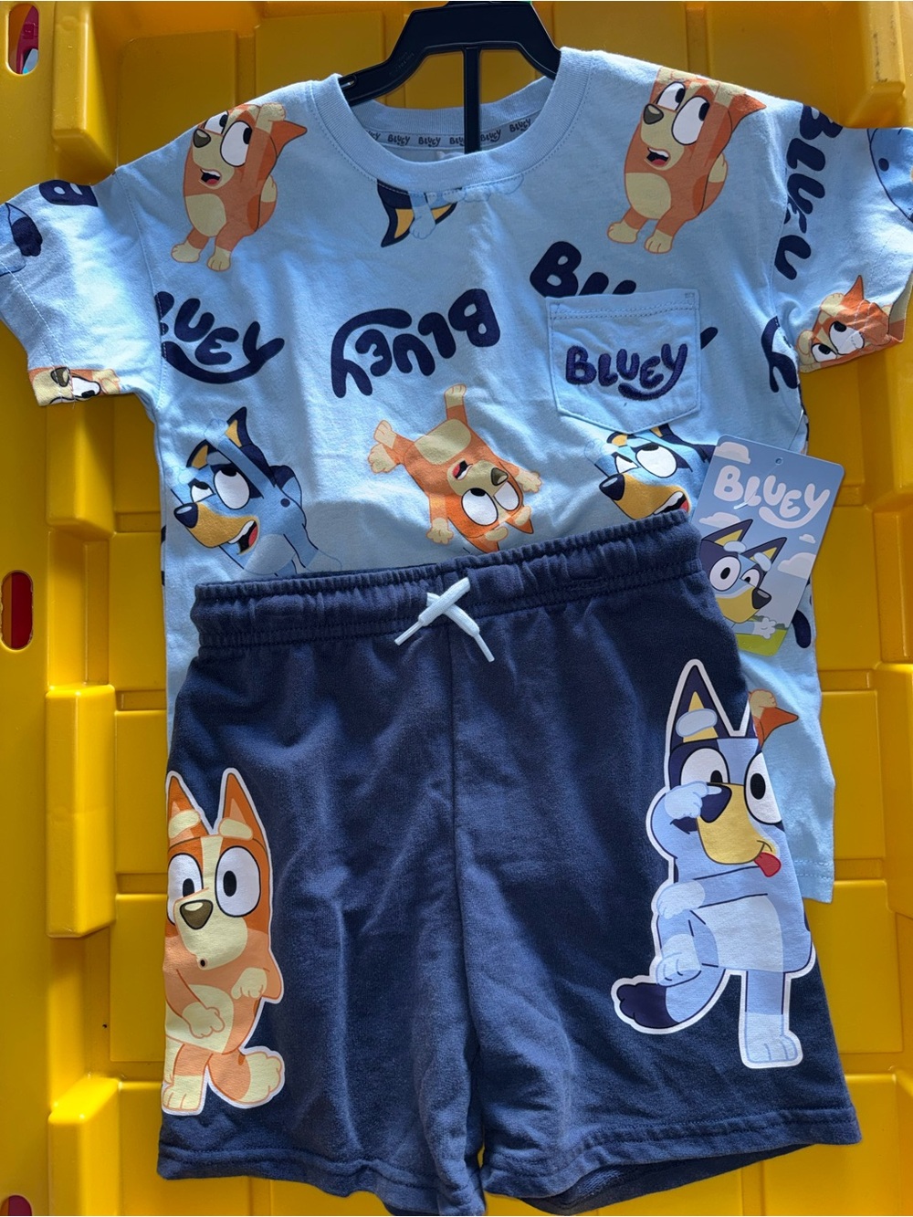 Kids 2pc Set - Light Blue & Navy
